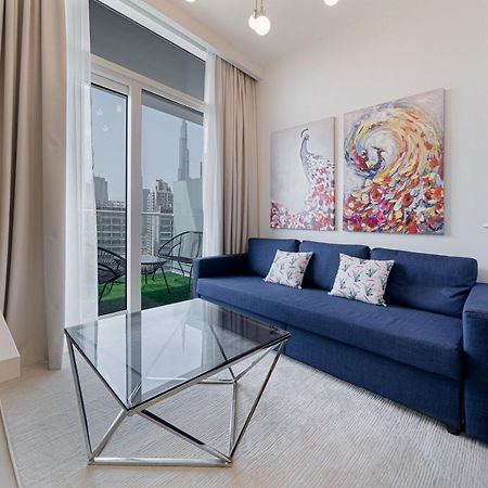 Alluring 1 Bd Apartment In Business Bay With Burj Khalifa View Дубай Экстерьер фото